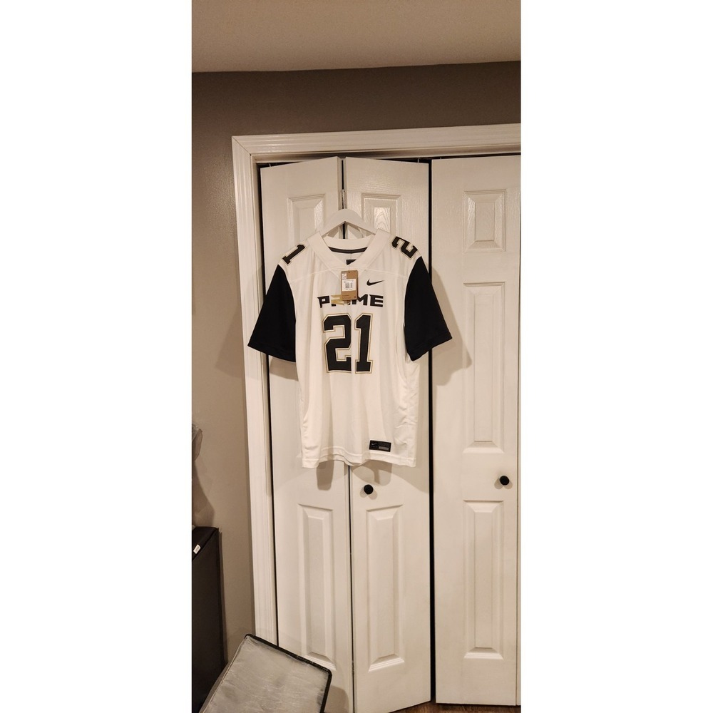 Deion Sanders #21 Coach Prime Nike Men's L Jersey, NWT